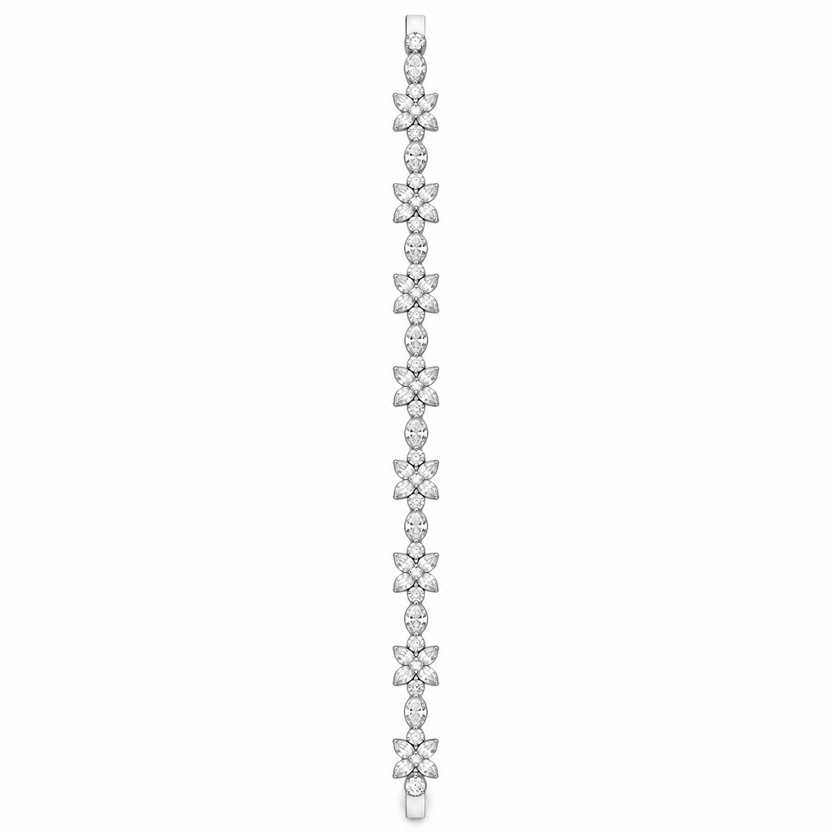 14Kt Diamond Hugs And Kisses Bracelet
