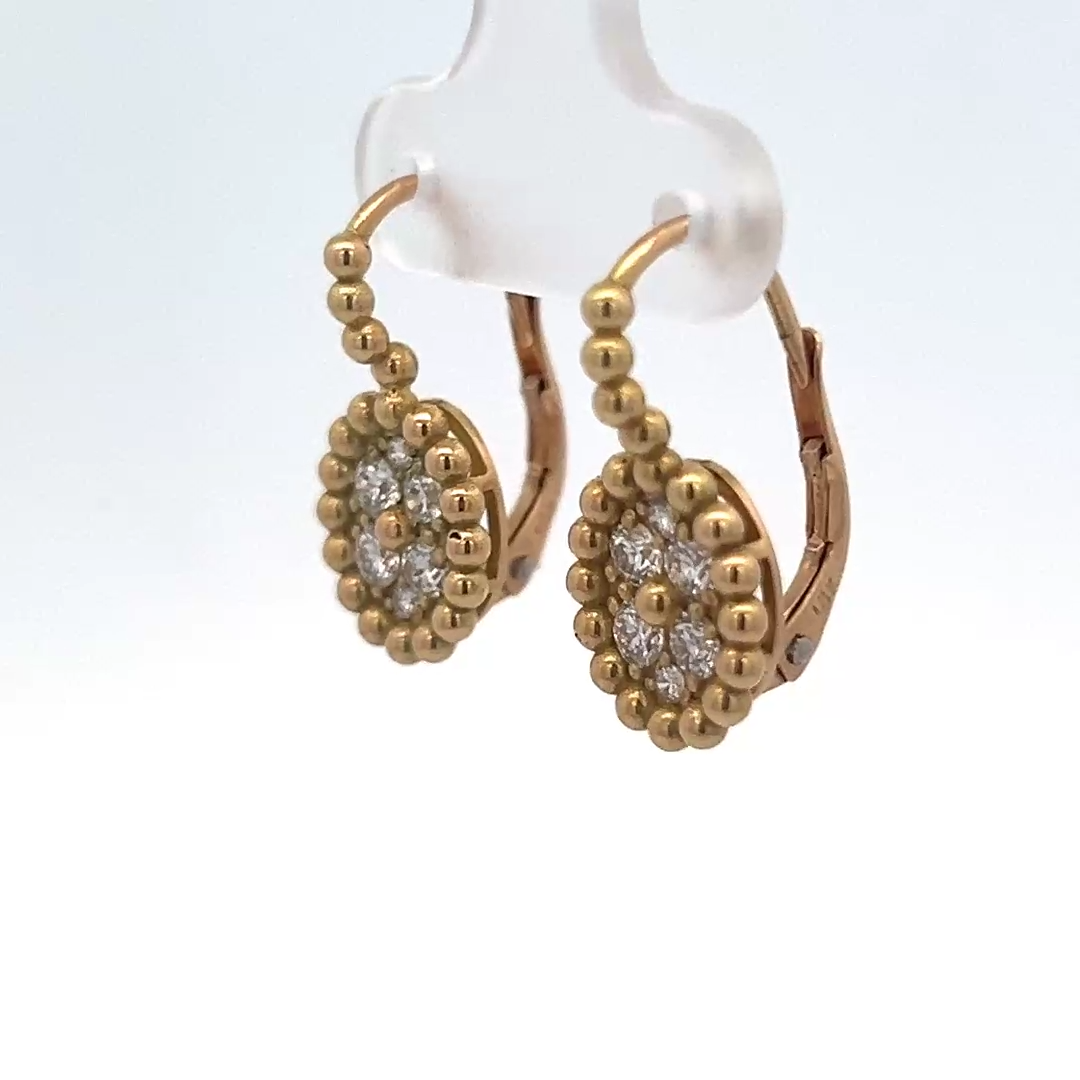 Oval Caviar Earrings