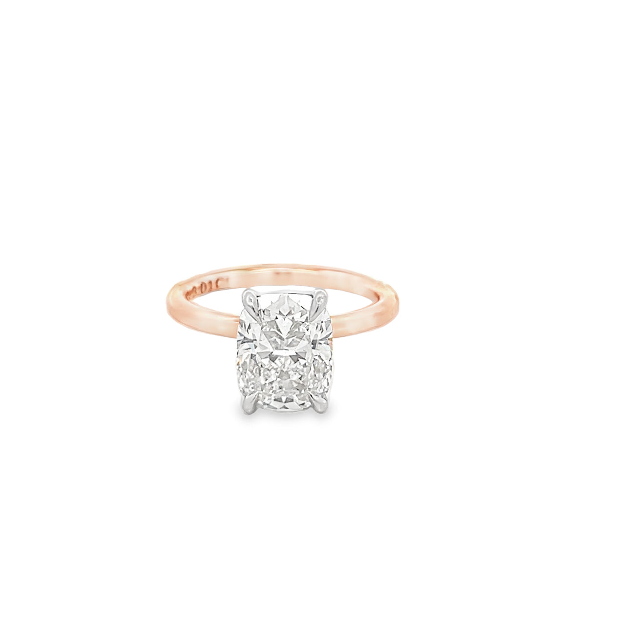 Rose Gold Engagement Setting
