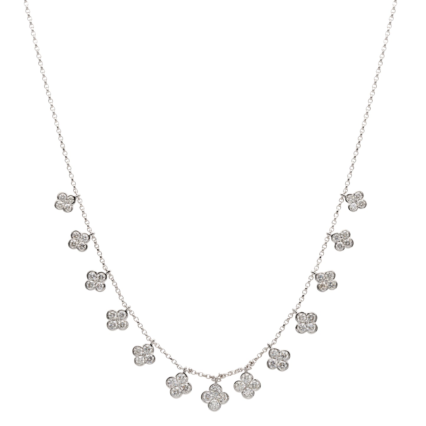 THIRTEEN STATION DROP LAYERING NECKLACE