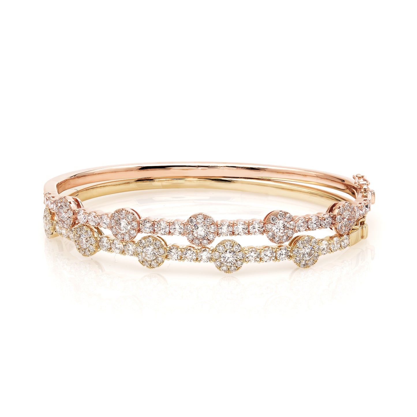Diamond Cluster Bangle