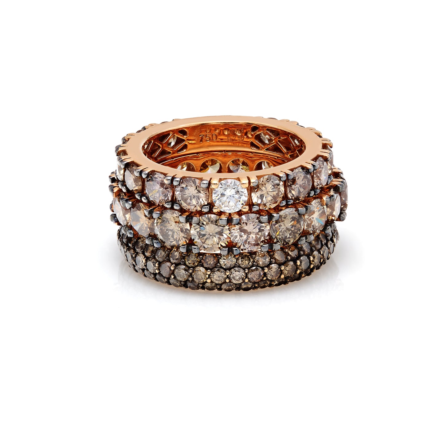 Cognac Diamond Band