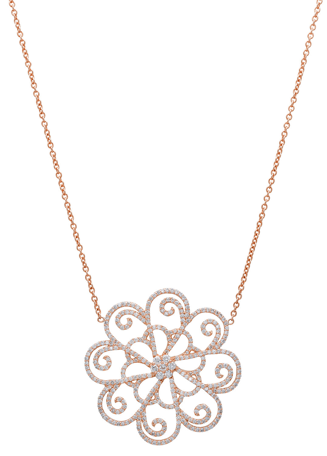 Ornate Flower Necklace