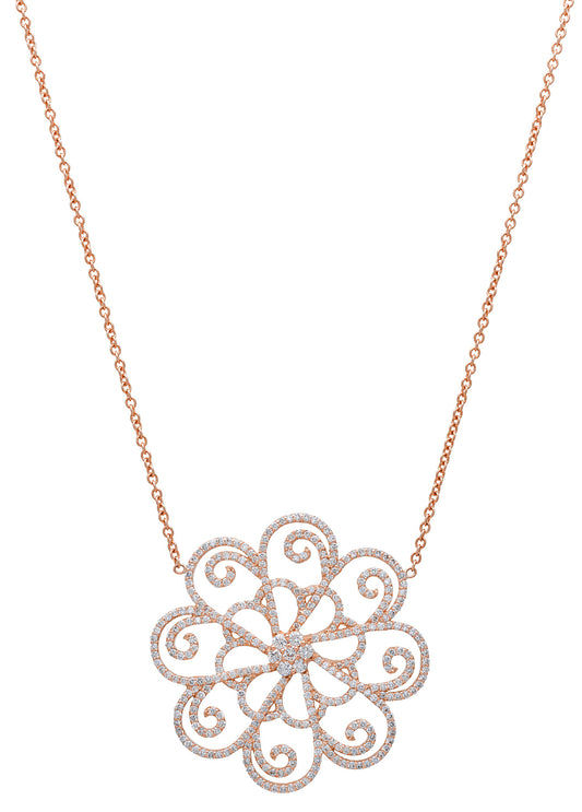 Ornate Flower Necklace