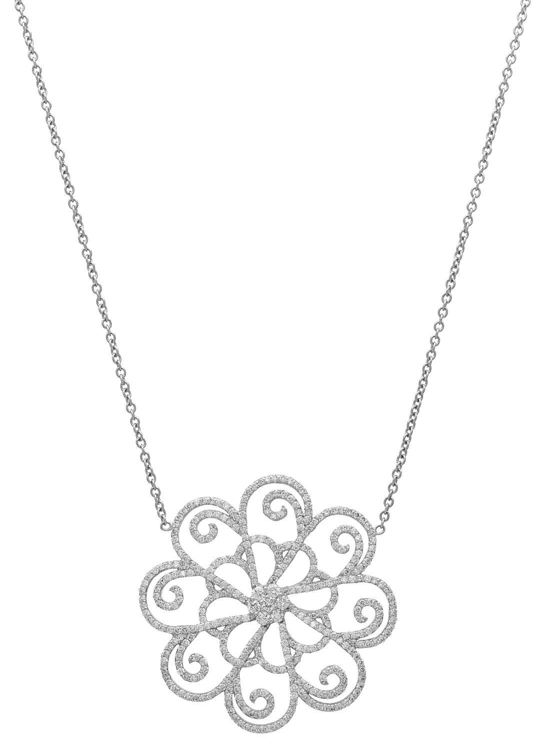 Ornate Flower Necklace