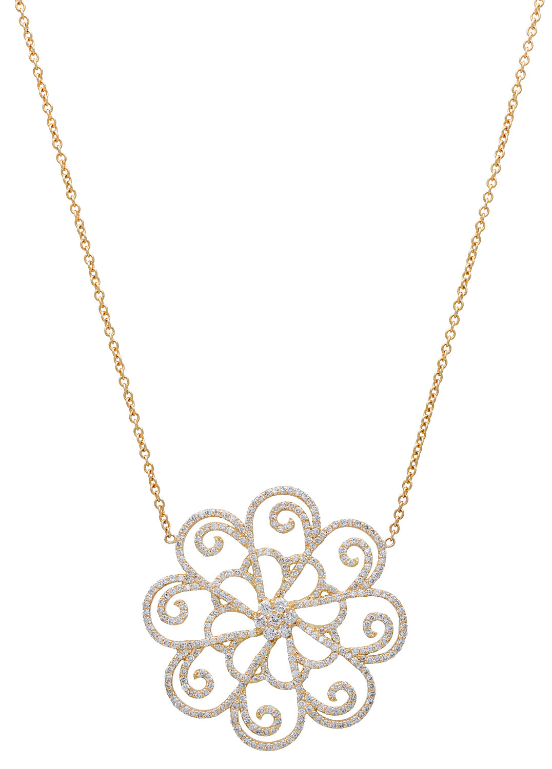 Ornate Flower Necklace