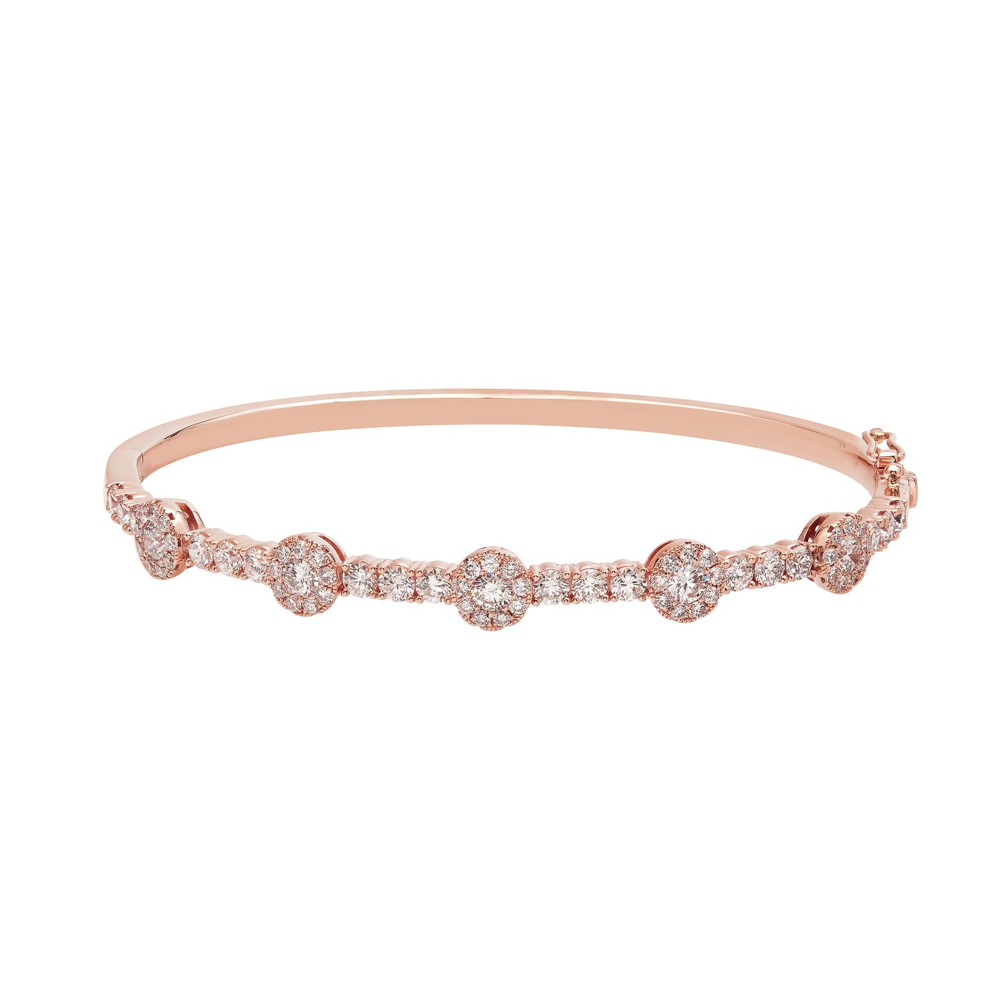 Diamond Cluster Bangle