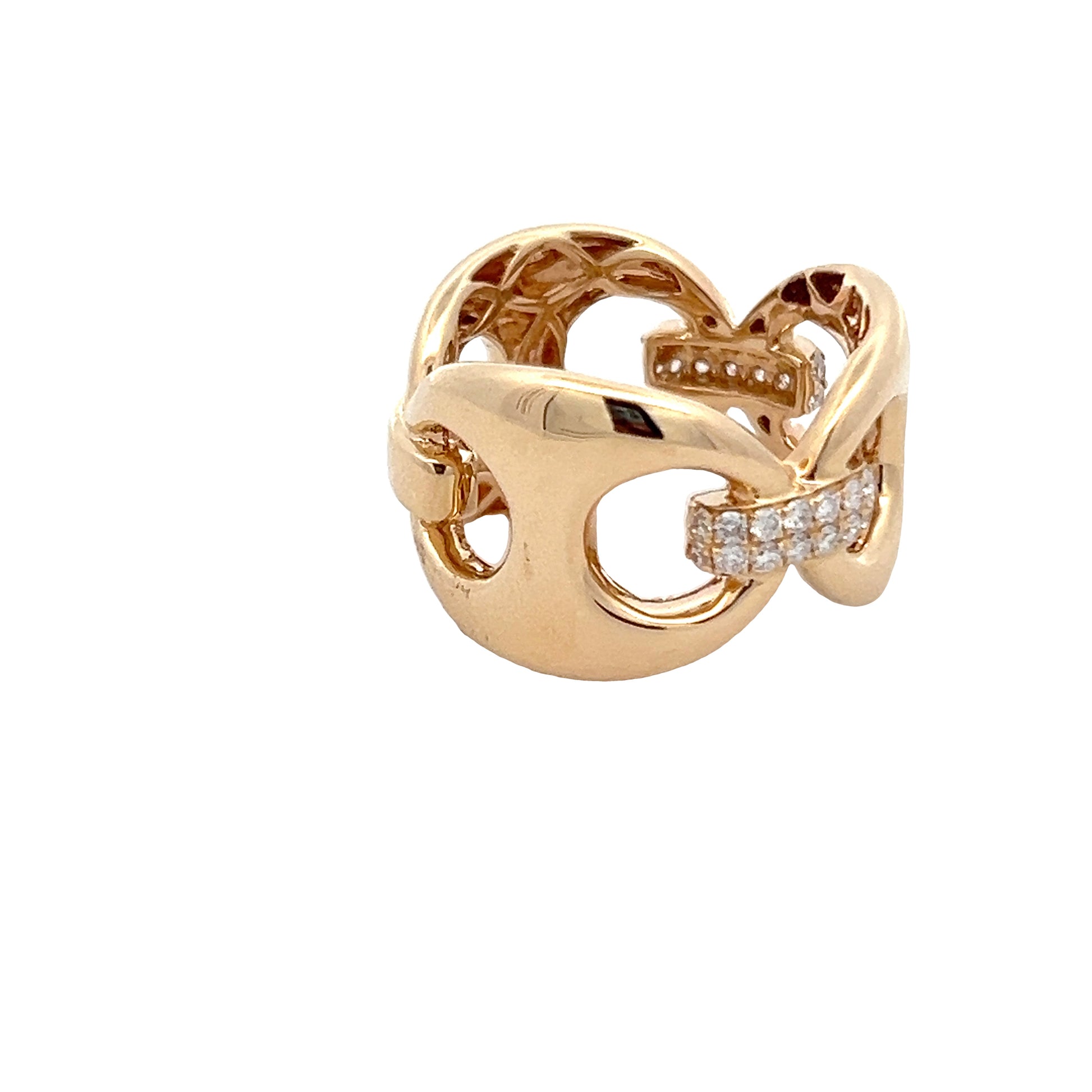 Gucci Link Fashion Ring – Yanina-Co Jewelry - Main Image