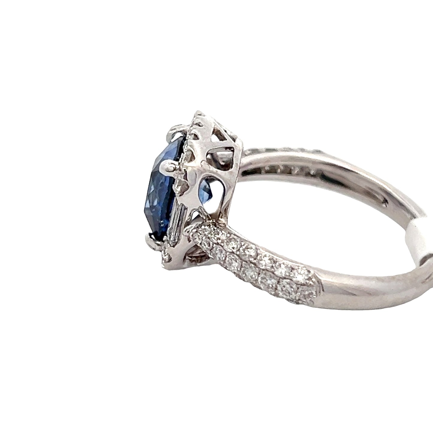 Sapphire Diamond Ring