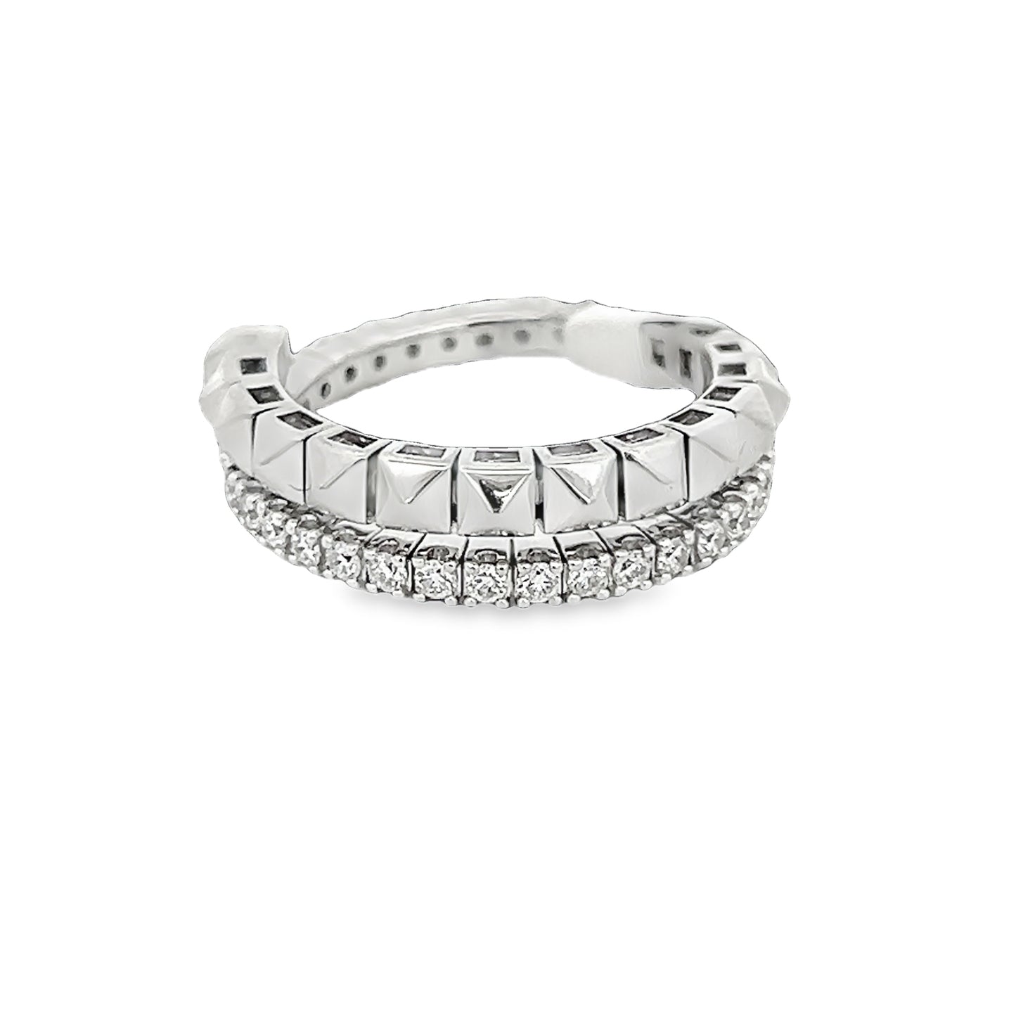 Wrap Fashion Ring with Round Diamonds