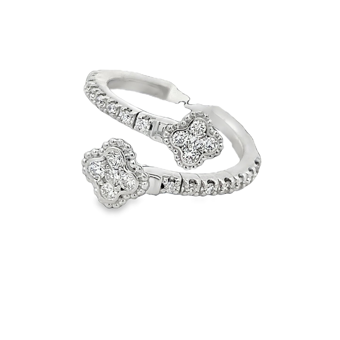 Double Clover Bypass Ring