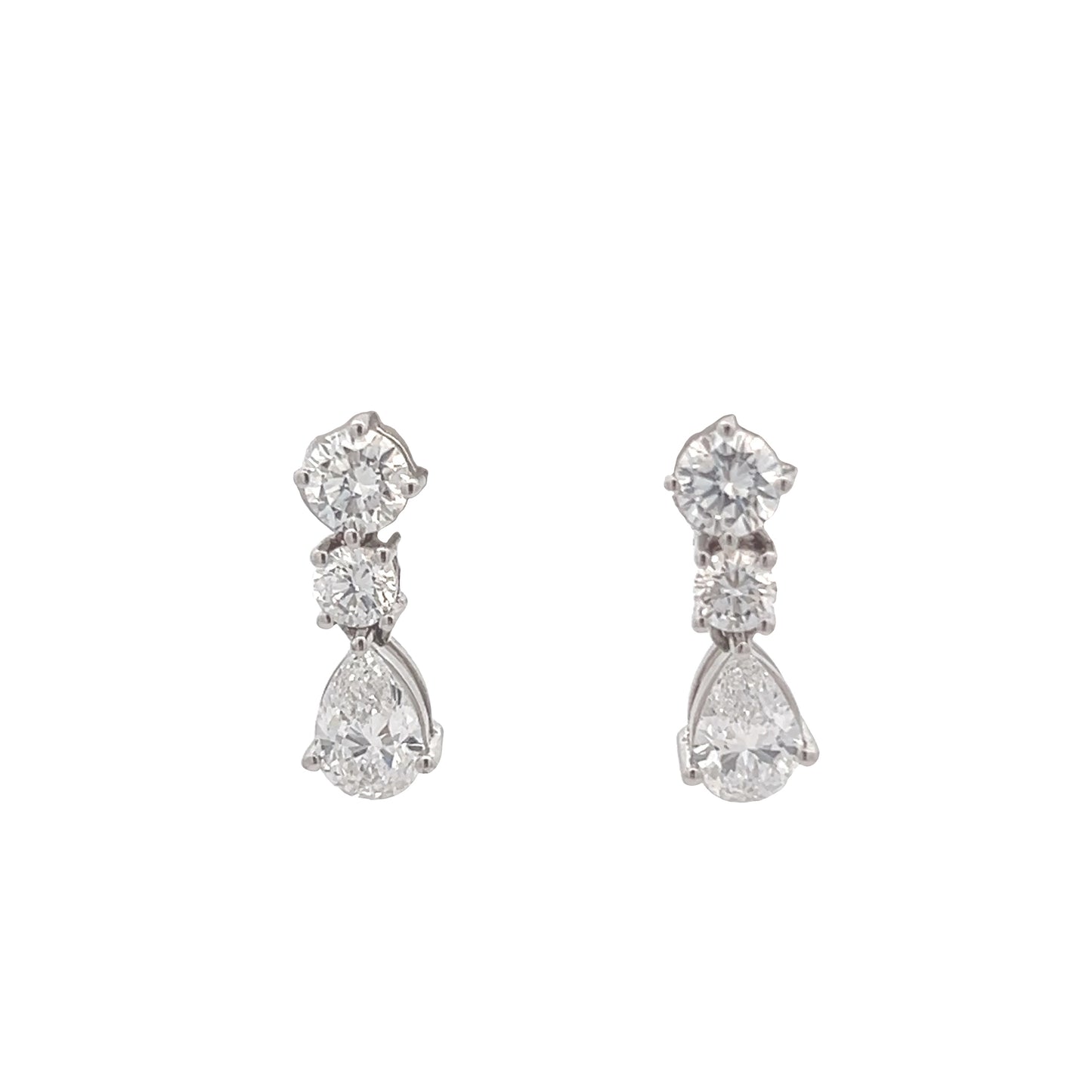 Diamond Droplet Earrings