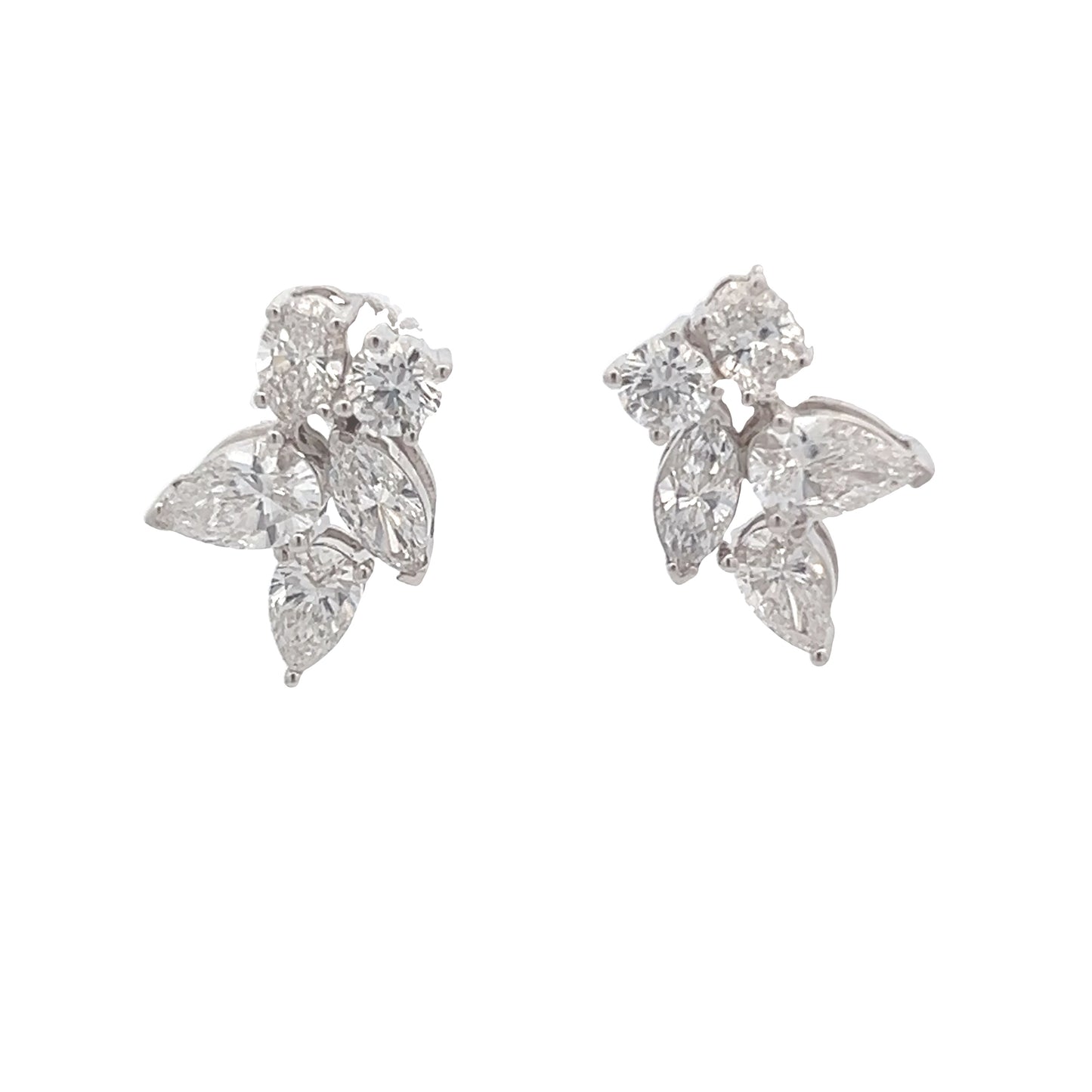 White Gold Variety Diamond Earrings