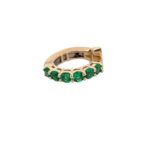 Emerald Cuff Earrings