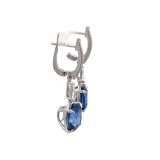 Sapphire Drop Earrings