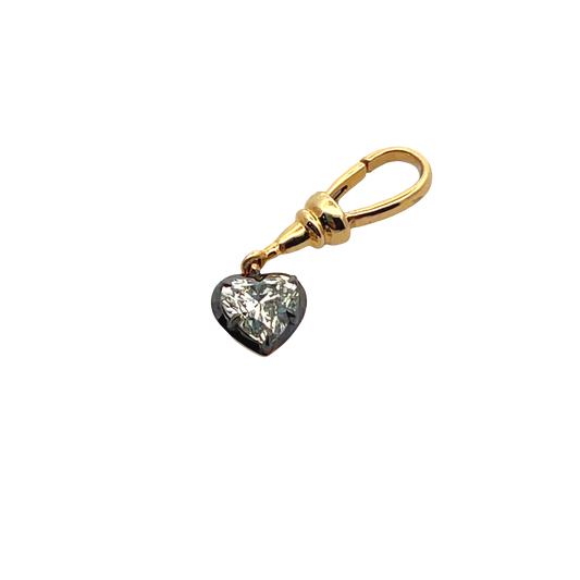 Heart Diamond Charm