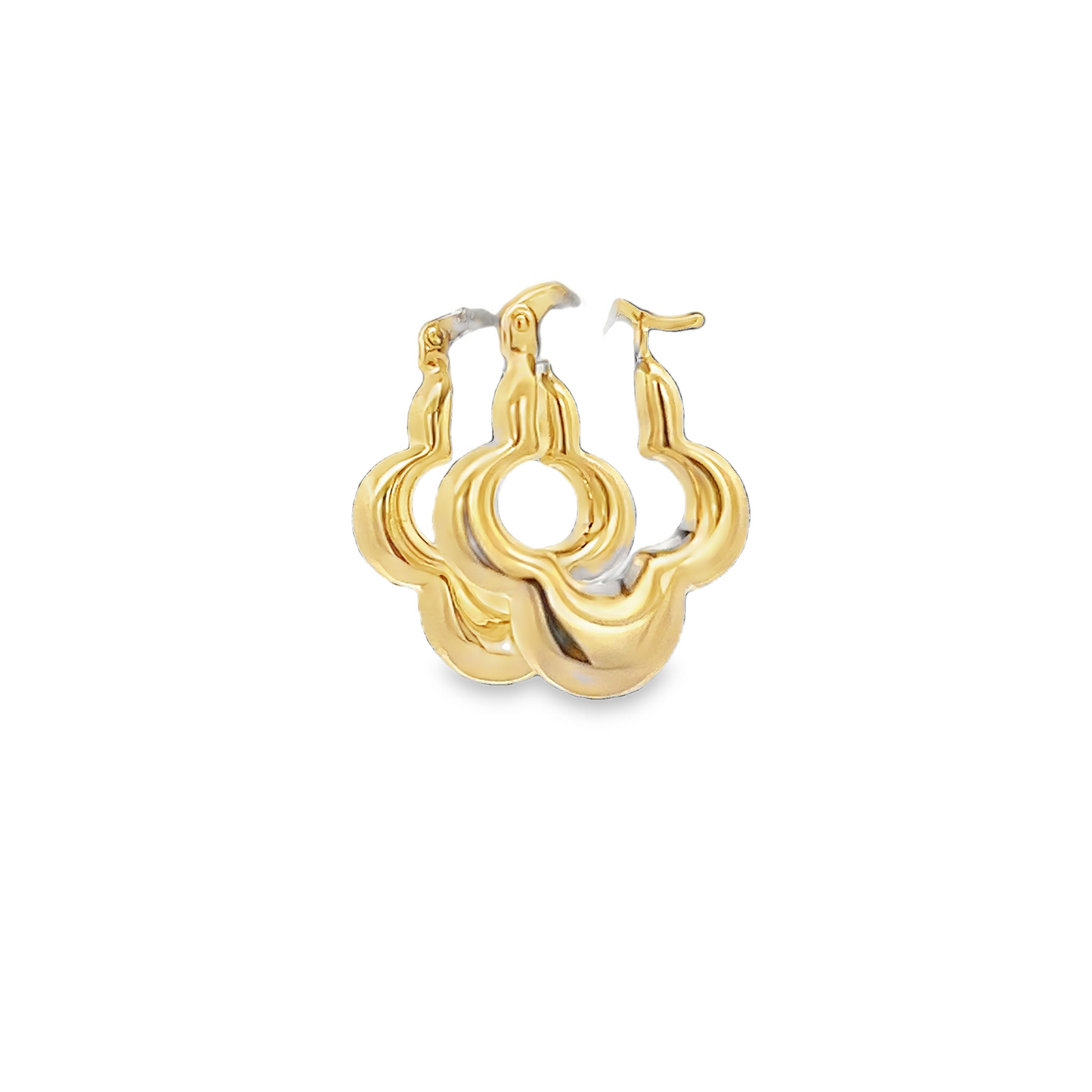 Clover Hoop Earrings