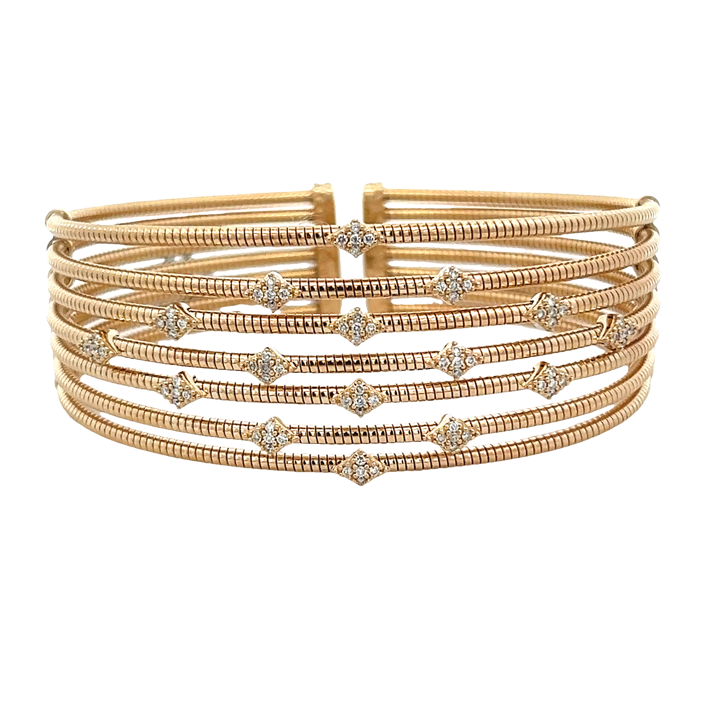 7 Row Cuff Bracelet