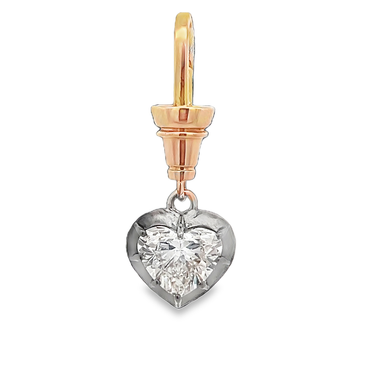 Heart Diamond Charm