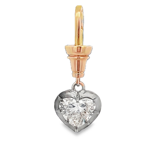 Heart Diamond Charm