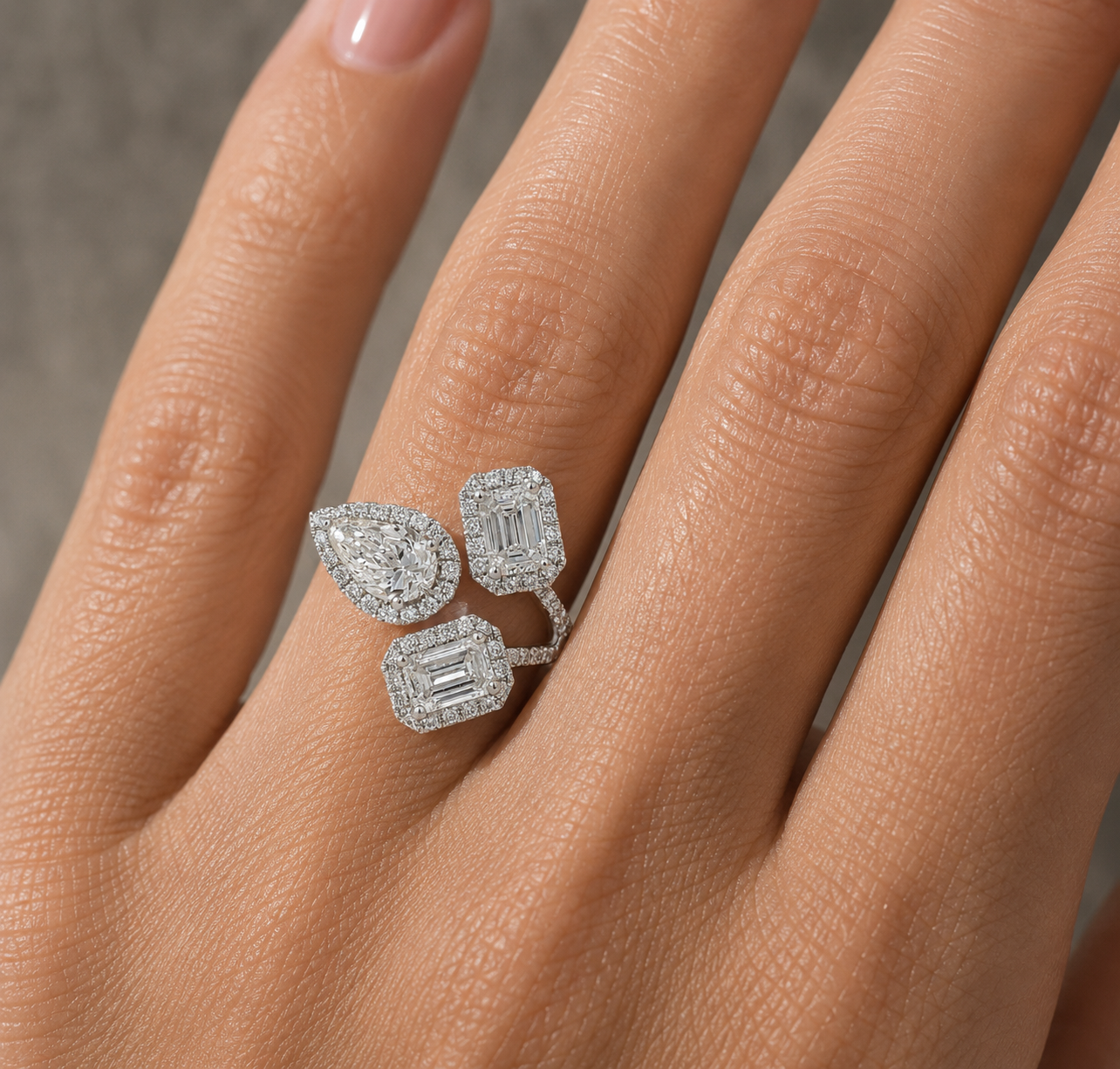 14Kt WG Diamond Fashion Ring
