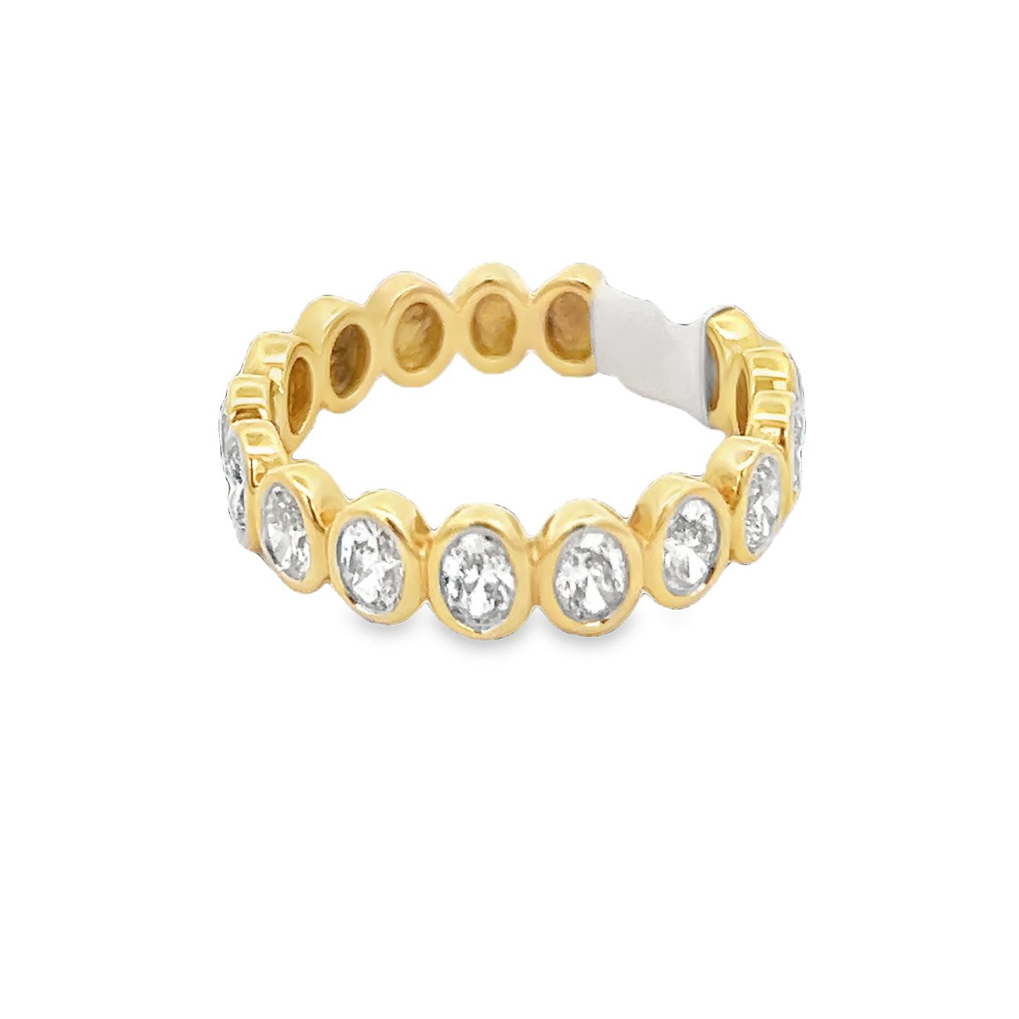 Diamond Oval Band Ring