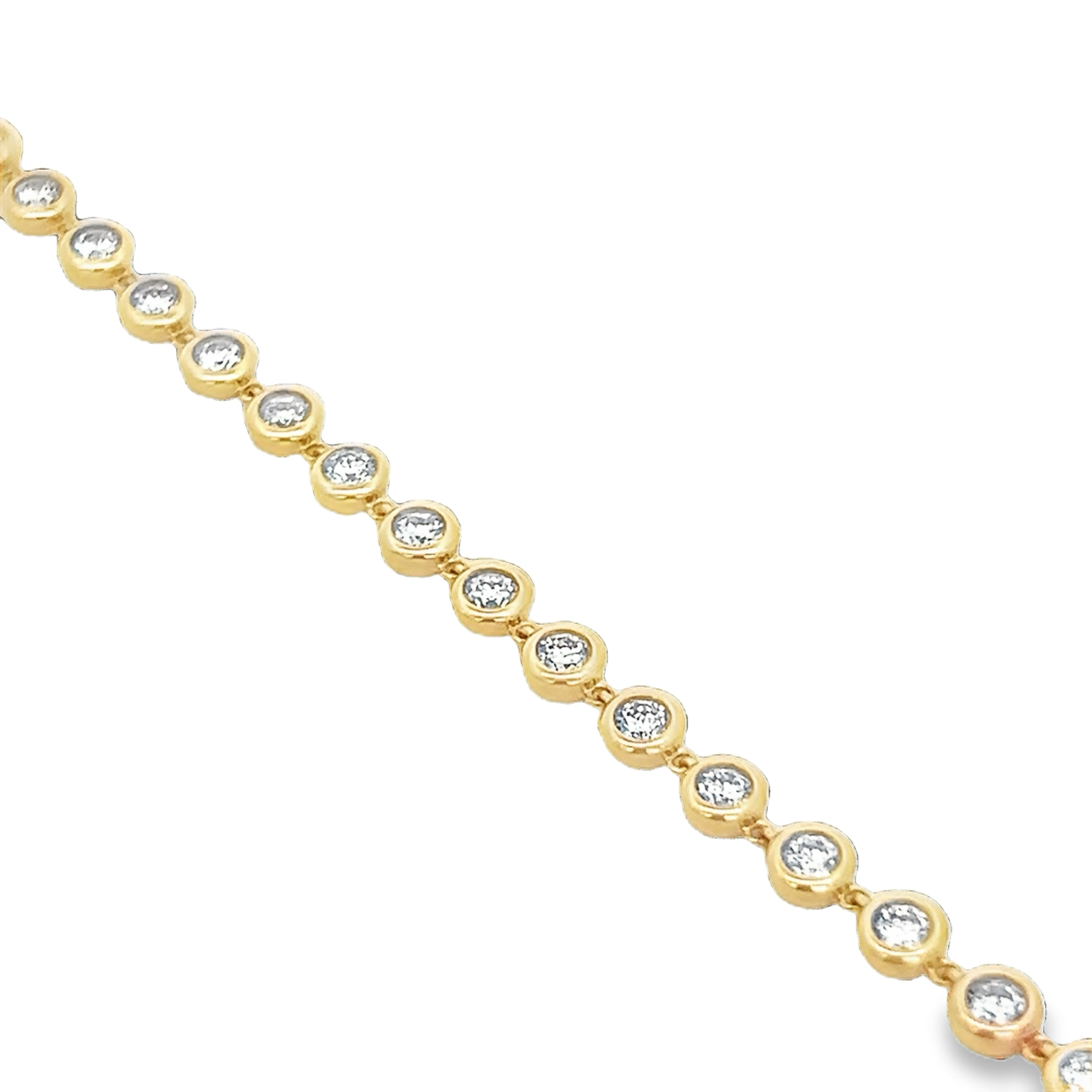 Bezeled Bezeled Diamond Bracelet – Yanina-Co Jewelry