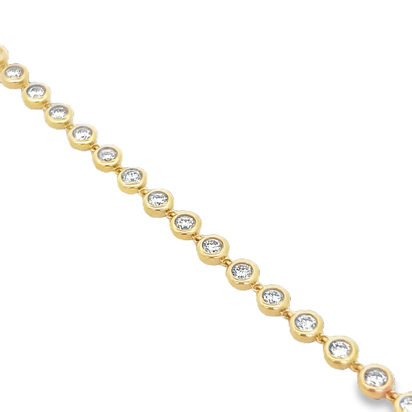 Bezeled Diamond Bracelet