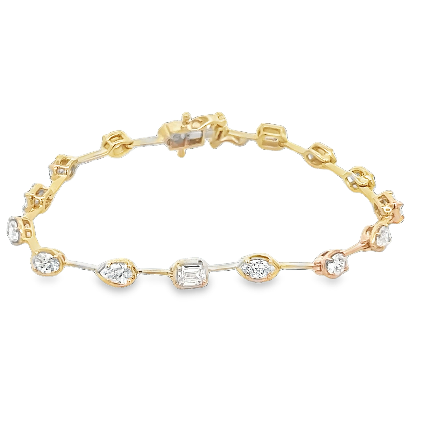 Bezeled Diamond Bracelet