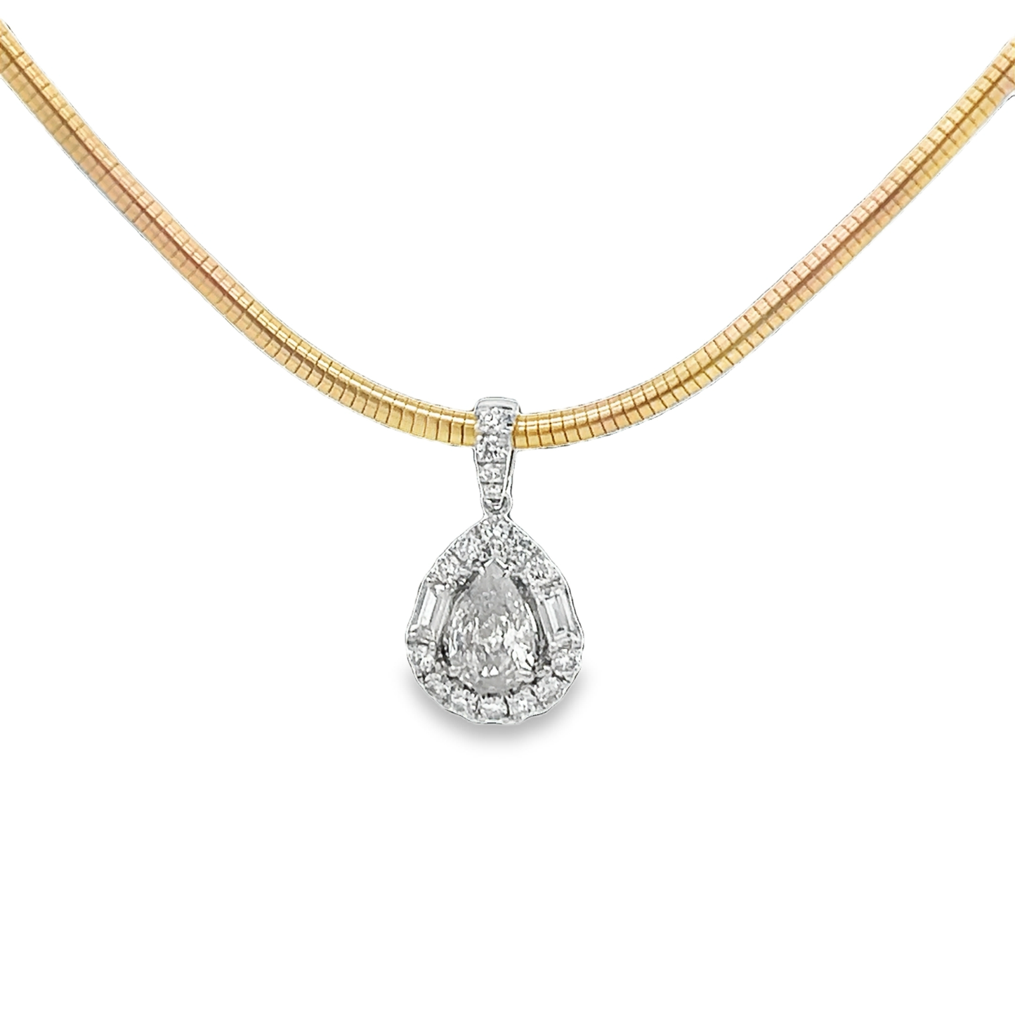 Halo Diamond Necklace