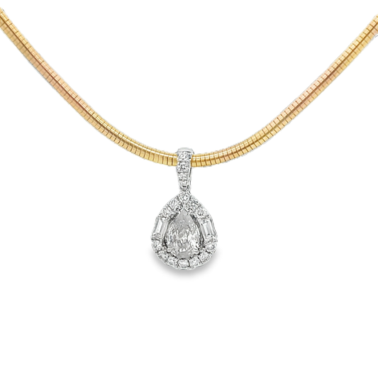 Halo Diamond Necklace