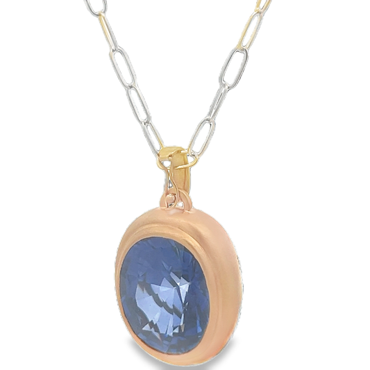 Sapphire Pendant Necklace