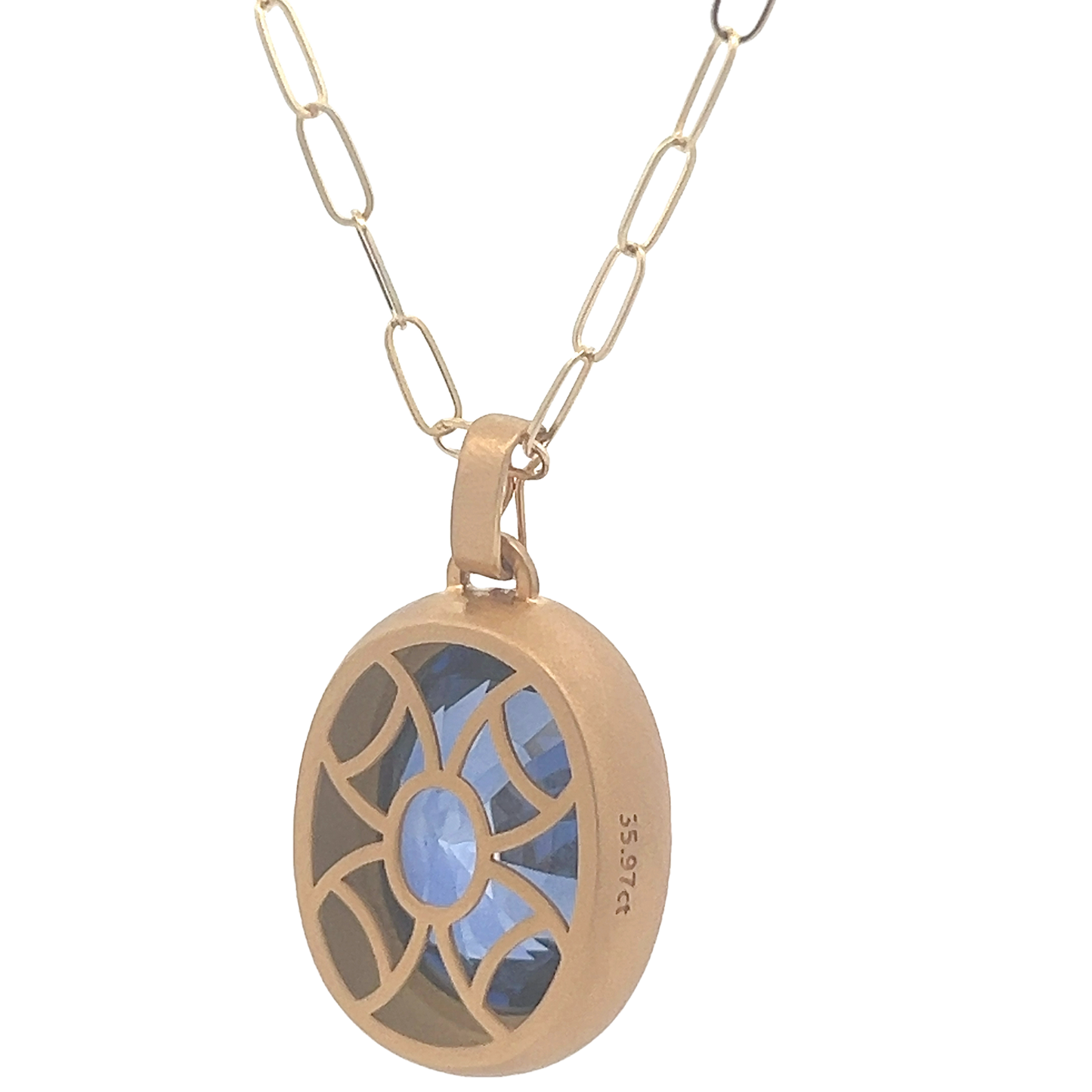 Sapphire Pendant Necklace