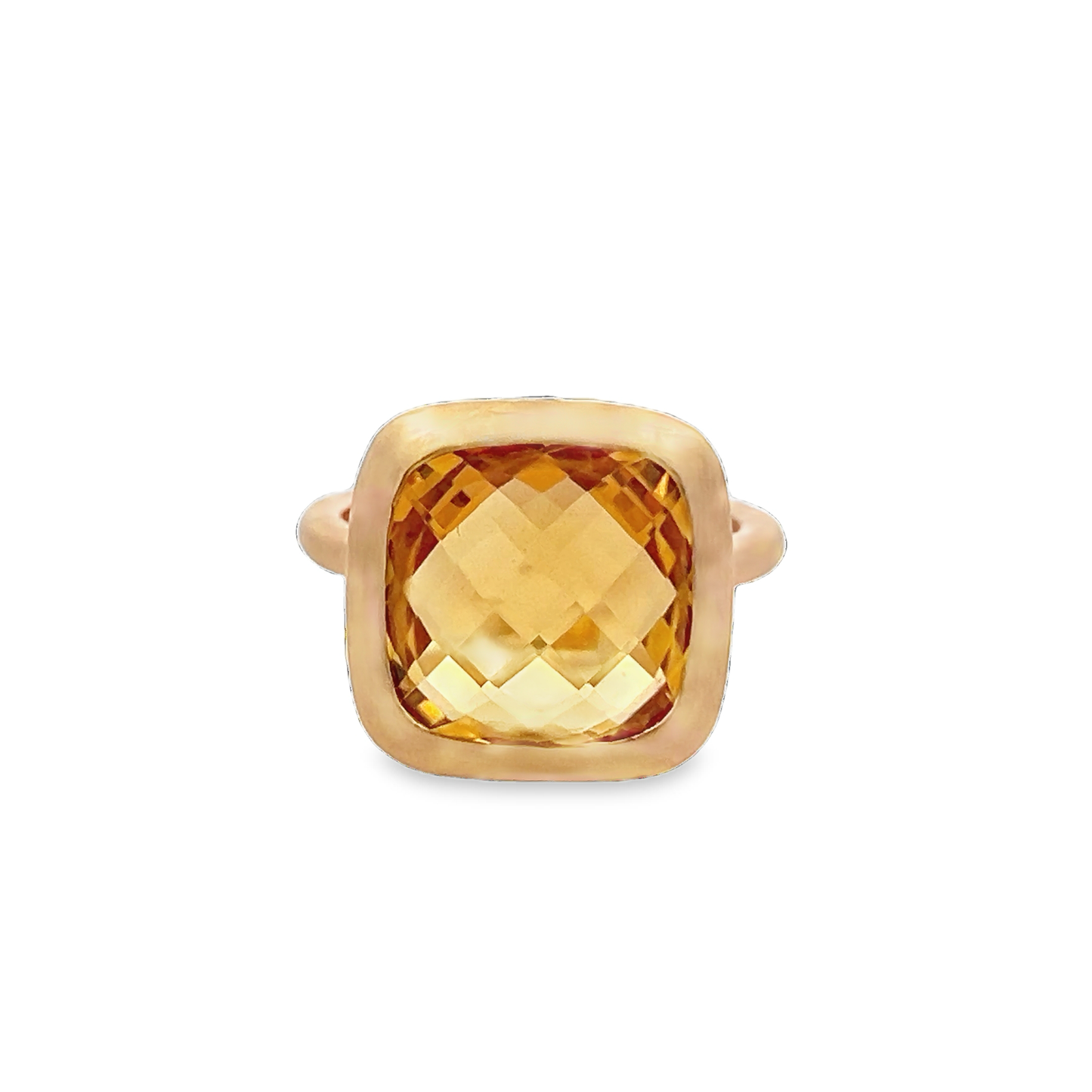 Golden Citrine Ring