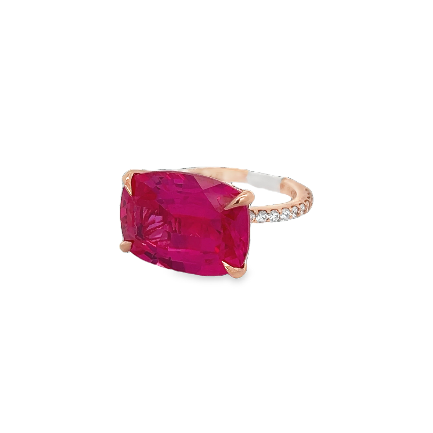 Cushion Tourmaline Ring
