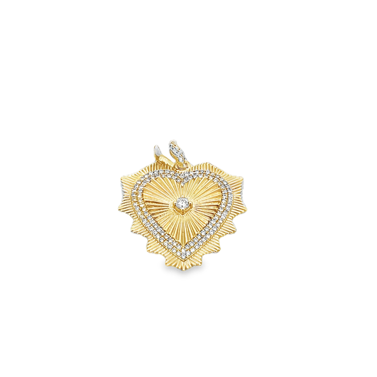 Elegant Heart-Shaped Charm