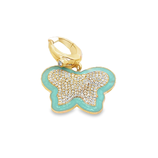 Turquoise Butterfly Pendant