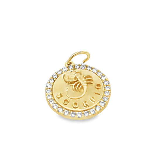 Scorpio Gold Charm