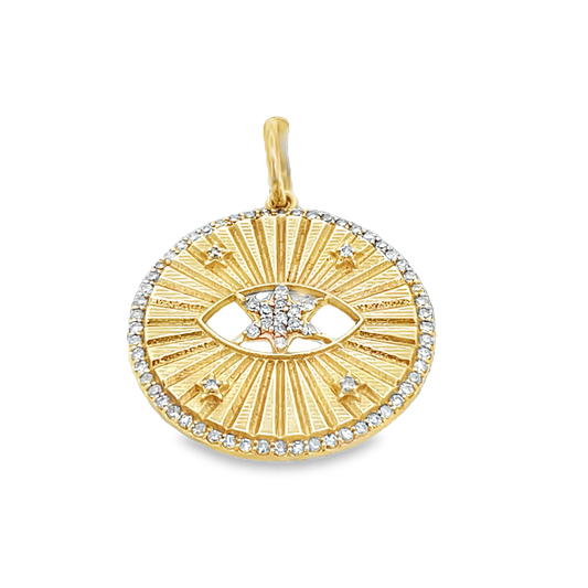 Gold Eye Charm