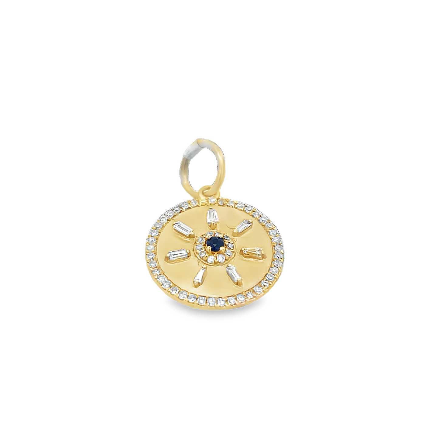 Diamond Circle Charm
