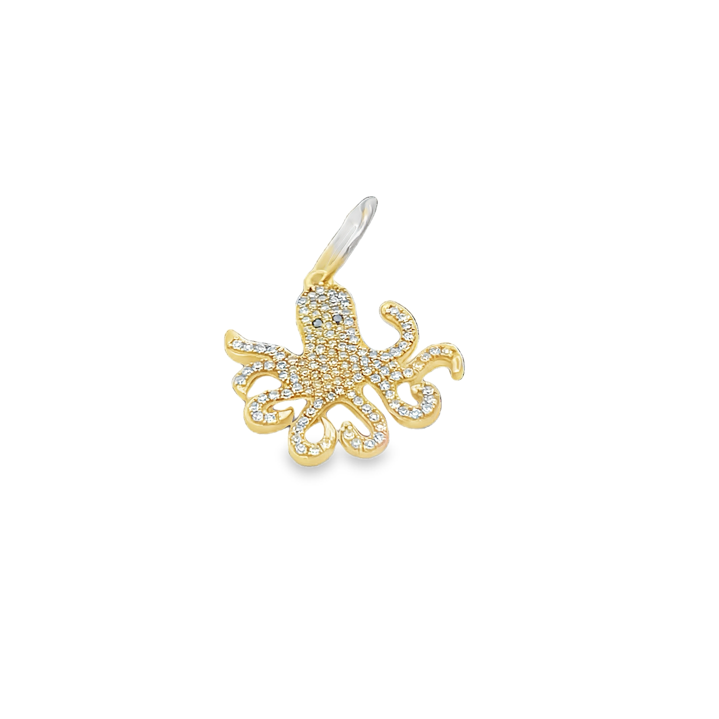 Octopus Diamond Charm