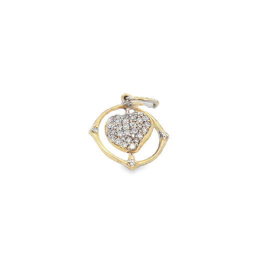 Moving Heart Charm