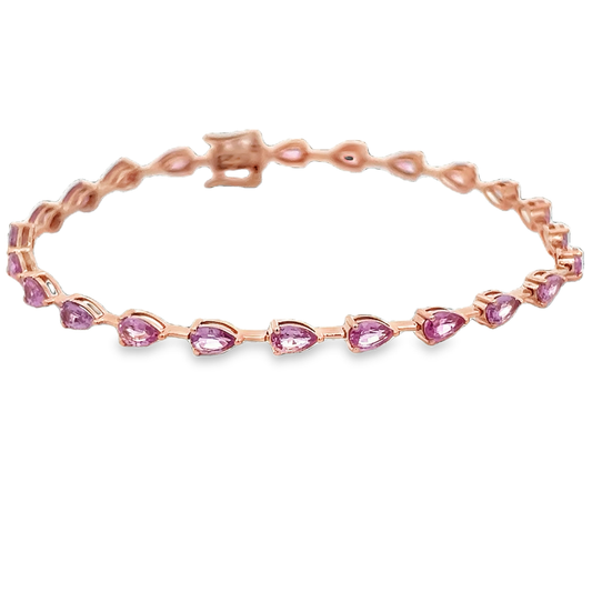 Pink Sapphire Bracelet