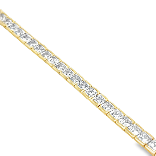 Asscher Tennis Bracelet