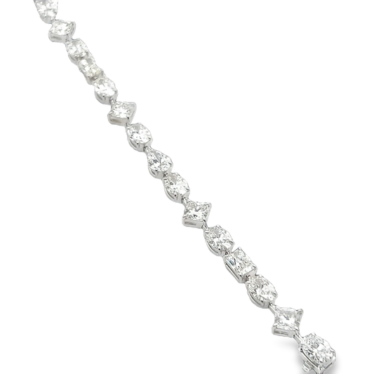 Multi-Shape Diamond Bracelet