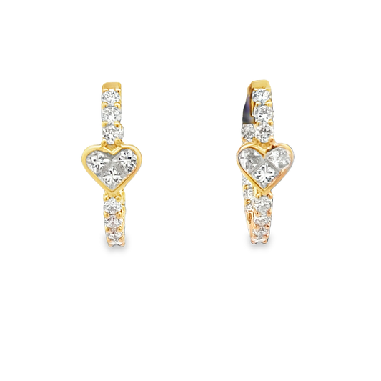 Herat Hoop Diamond Earrings