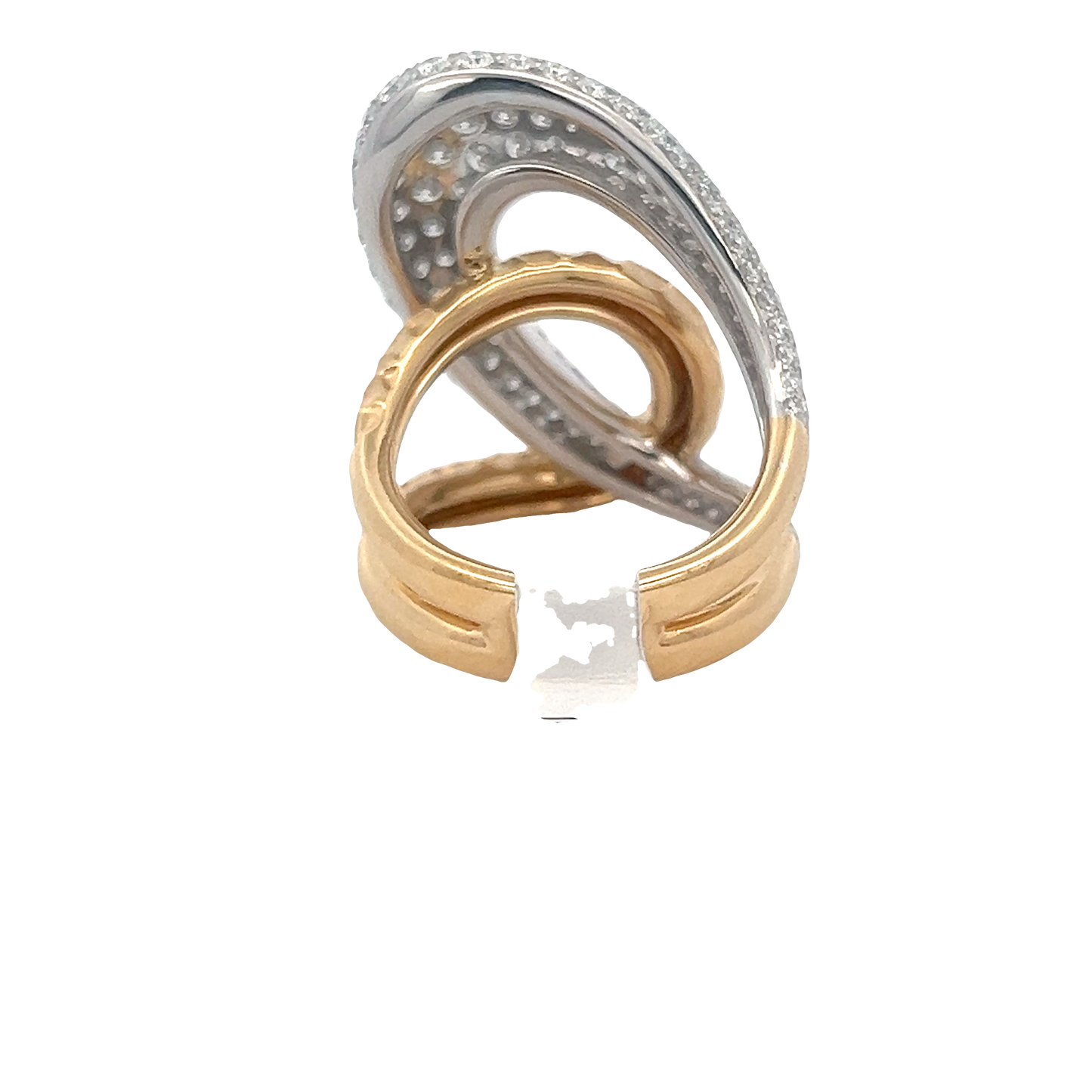 Diamond Link Fashion Ring
