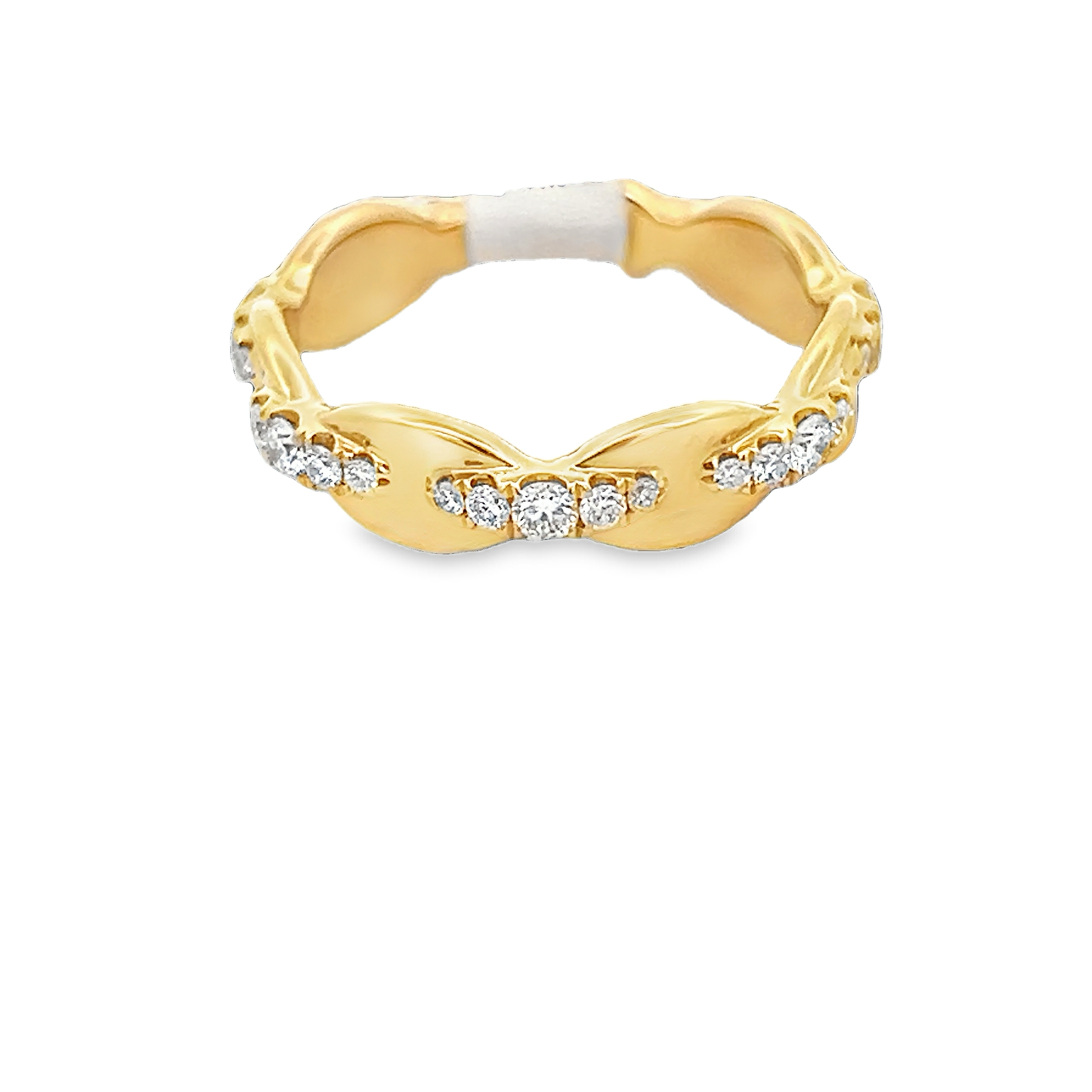 Diamond Link Fashion Ring