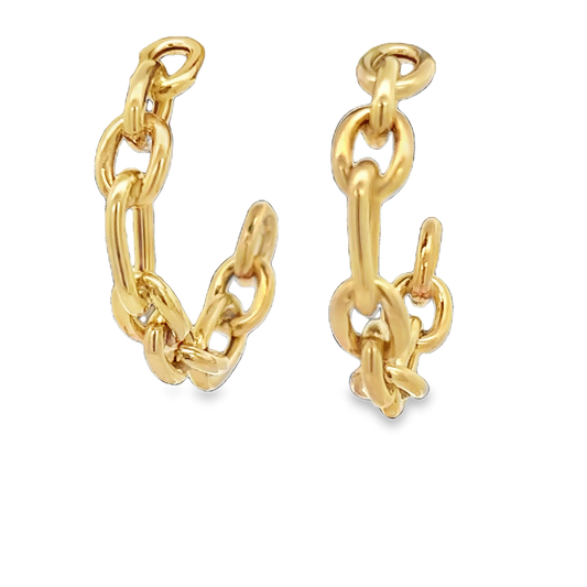 Link Hoop Earrings