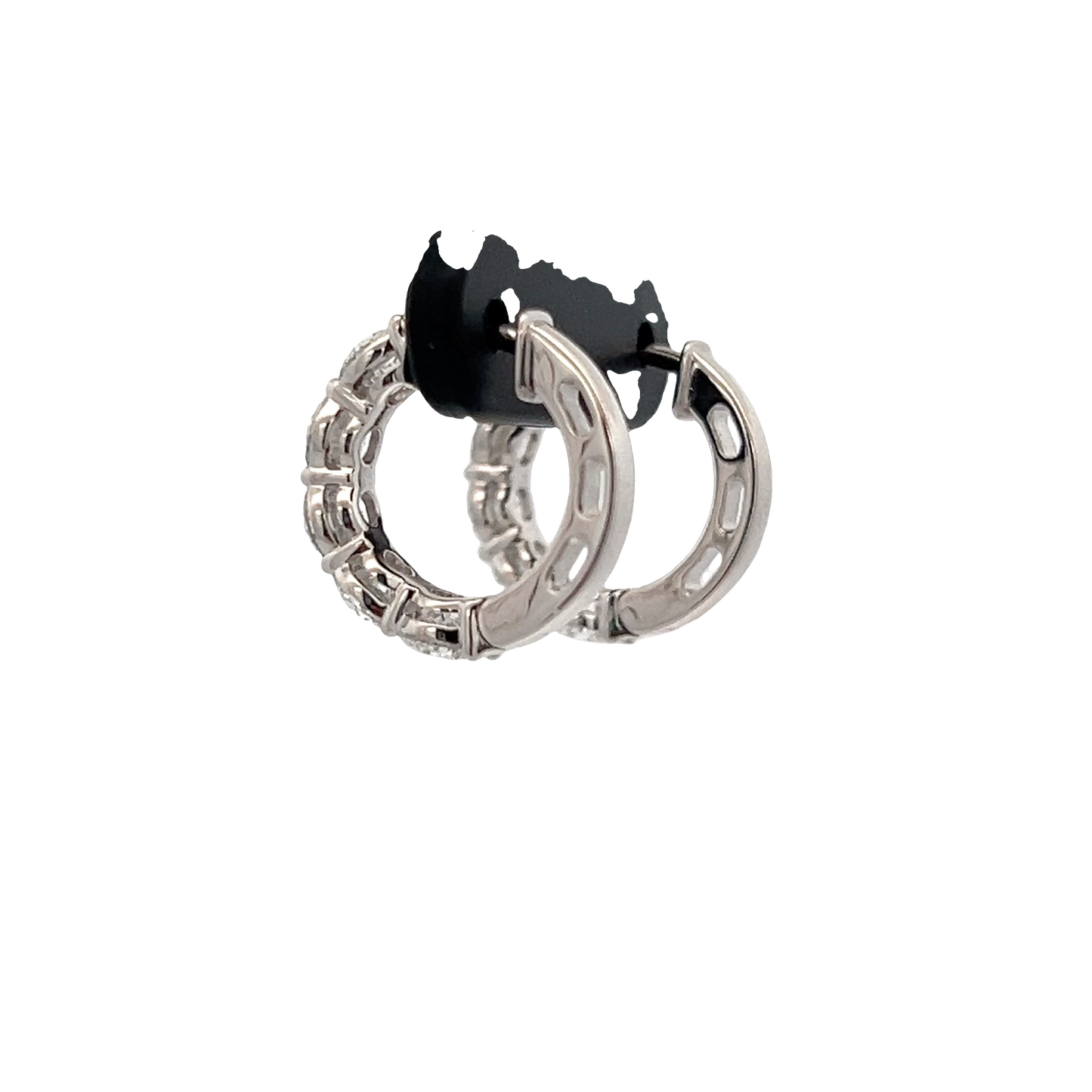 Diamond Huggy Earrings
